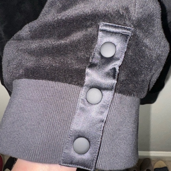 Athleta Black Recover Cozy Snap Front Fleece Pullover - Picture 8 of 12